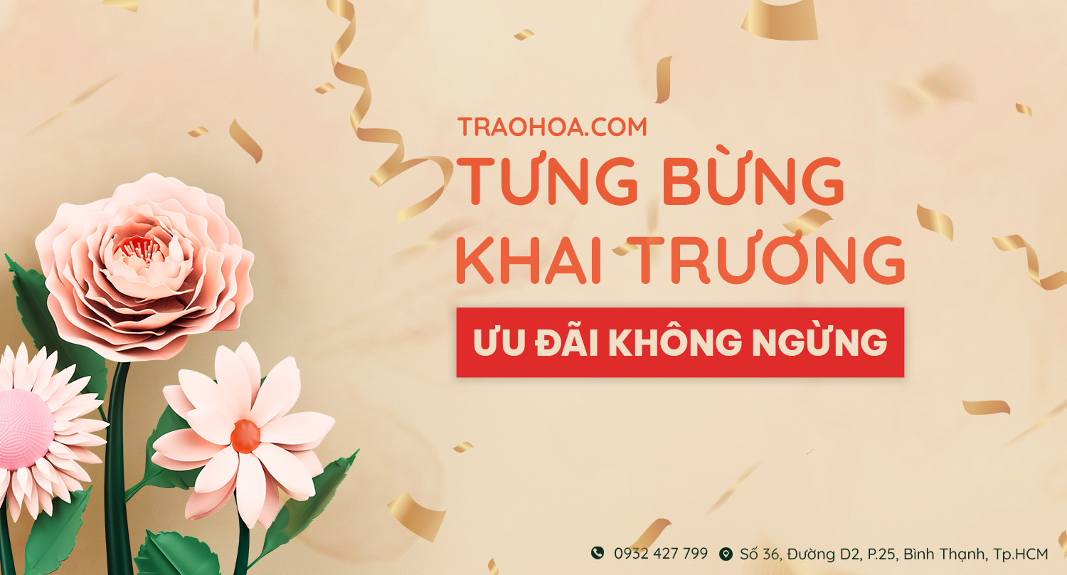 TRAO HOA - TRAO YÊU THƯƠNG