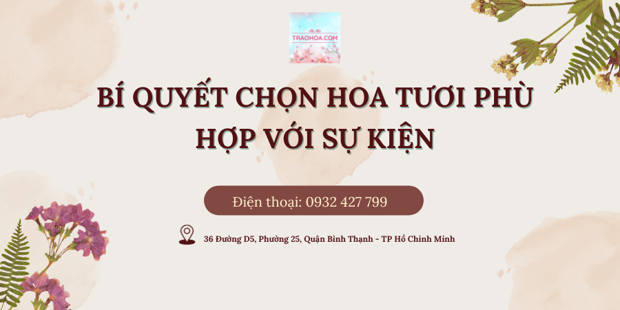Những Mẫu Hoa Tươi Đẹp Nhất Cho Mọi Dịp